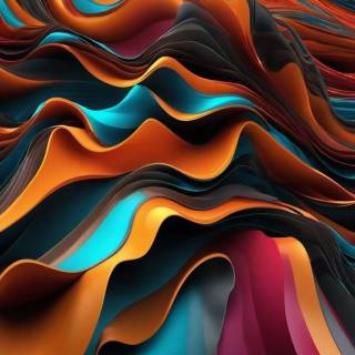 3D lines wallpaper