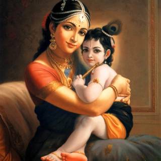 Baby Radha Krishna wallpaper