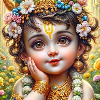 Baby Radha Krishna wallpaper