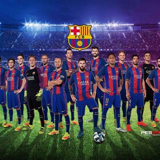 Barcelona full team wallpaper