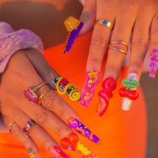 Black girls nails wallpaper