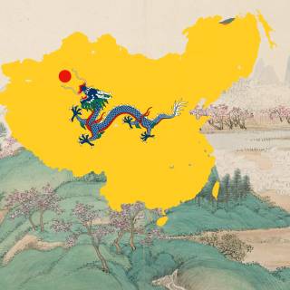 Qing Dynasty flag wallpaper