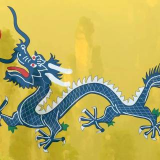 Qing Dynasty flag wallpaper