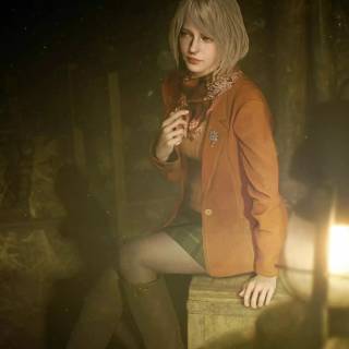 Ashley Resident Evil desktop wallpaper