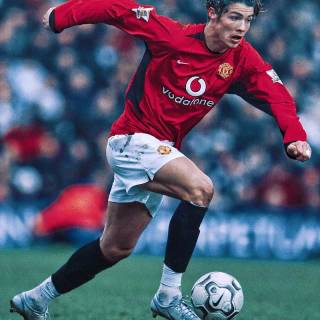 CR7 vintage HD wallpaper