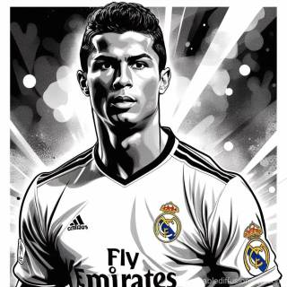 CR7 vintage HD wallpaper