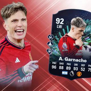 Garnacho PS5 wallpaper