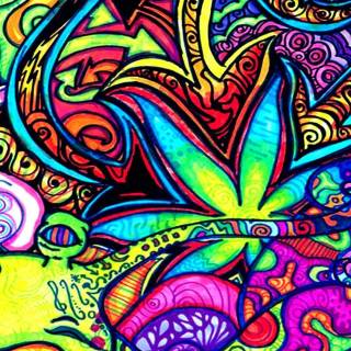 Psychedelic wallpaper