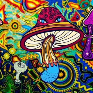 Psychedelic wallpaper
