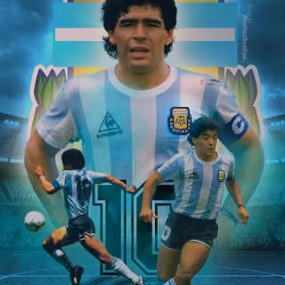 Diego Maradona phone wallpaper