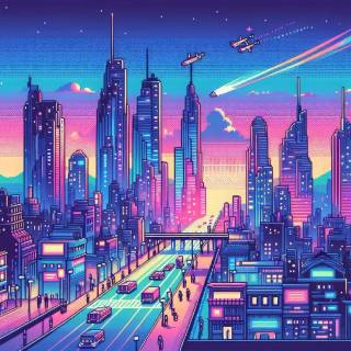 Retro Linux wallpaper