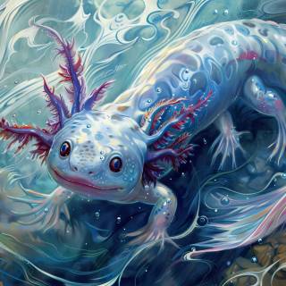 Axolotl wallpaper