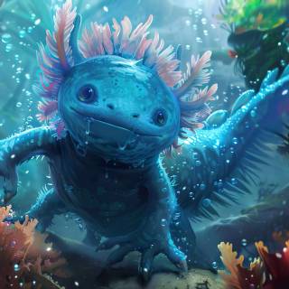 Axolotl wallpaper