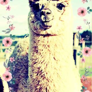 Llama wallpaper