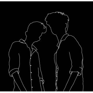 Friends black and white wallpaper