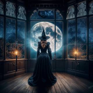 Halloween witches wallpaper