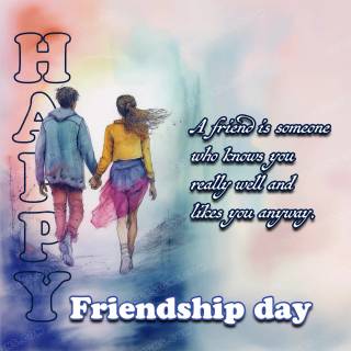 Girl and boy friendship wallpaper