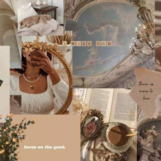 Light academia wallpaper