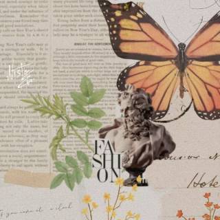 Light academia wallpaper