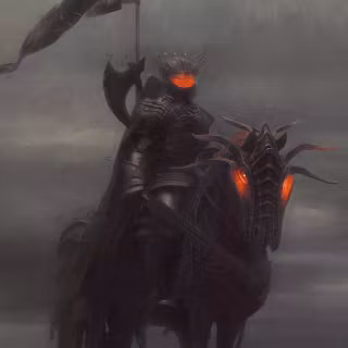 Knight on horse wallpaper