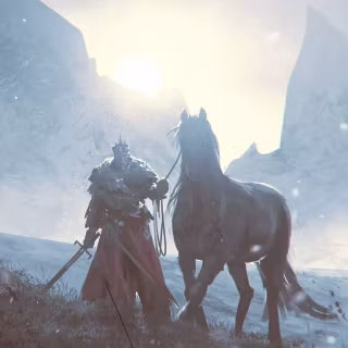 Knight on horse wallpaper