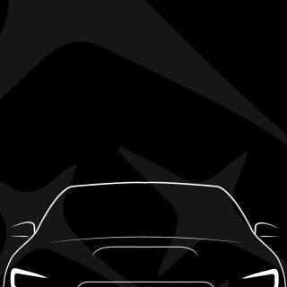 Cartoon Subaru WRX iPhone wallpaper