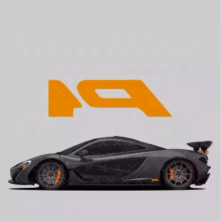 Cartoon McLaren iPhone wallpaper