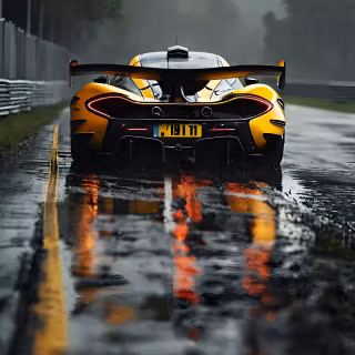 McLaren P1 GTR phone wallpaper