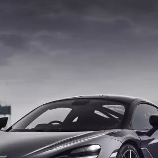 McLaren 765LT black wallpaper