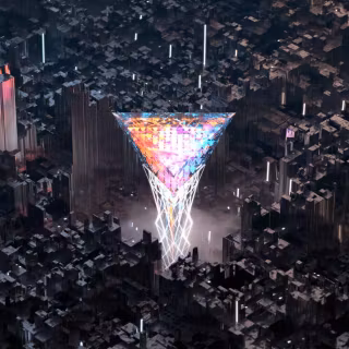 Ultrawide abstract wallpaper
