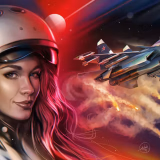 Russian jet wallpaper