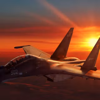 Russian jet wallpaper