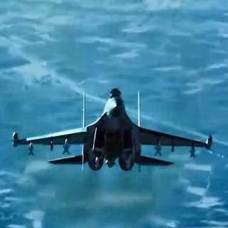 Russian jet wallpaper