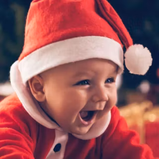 Santa baby wallpaper
