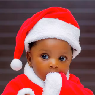 Santa baby wallpaper