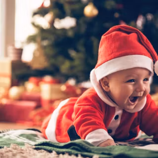Santa baby wallpaper