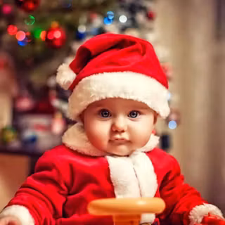 Santa baby wallpaper
