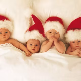 Santa baby wallpaper