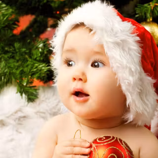 Santa baby wallpaper