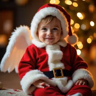 Santa baby wallpaper
