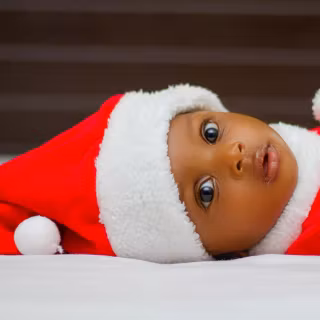 Santa baby wallpaper