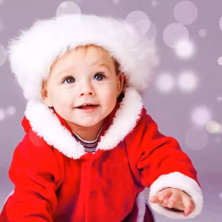 Santa baby wallpaper
