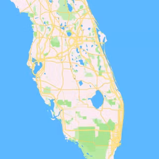 Florida map wallpaper