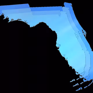 Florida map wallpaper