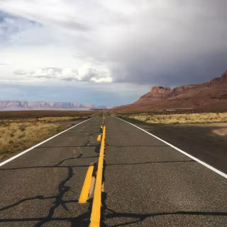 American road wallpaper