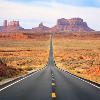 American road wallpaper