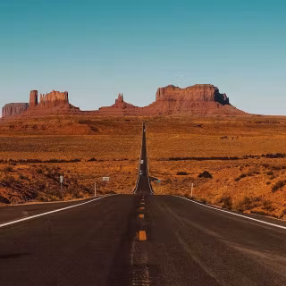 American road wallpaper