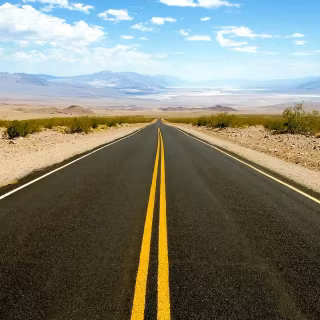 American road wallpaper