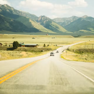 American road wallpaper