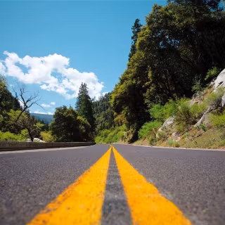 American road wallpaper